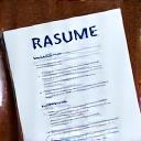 A professional resume document representing profile and goal setting